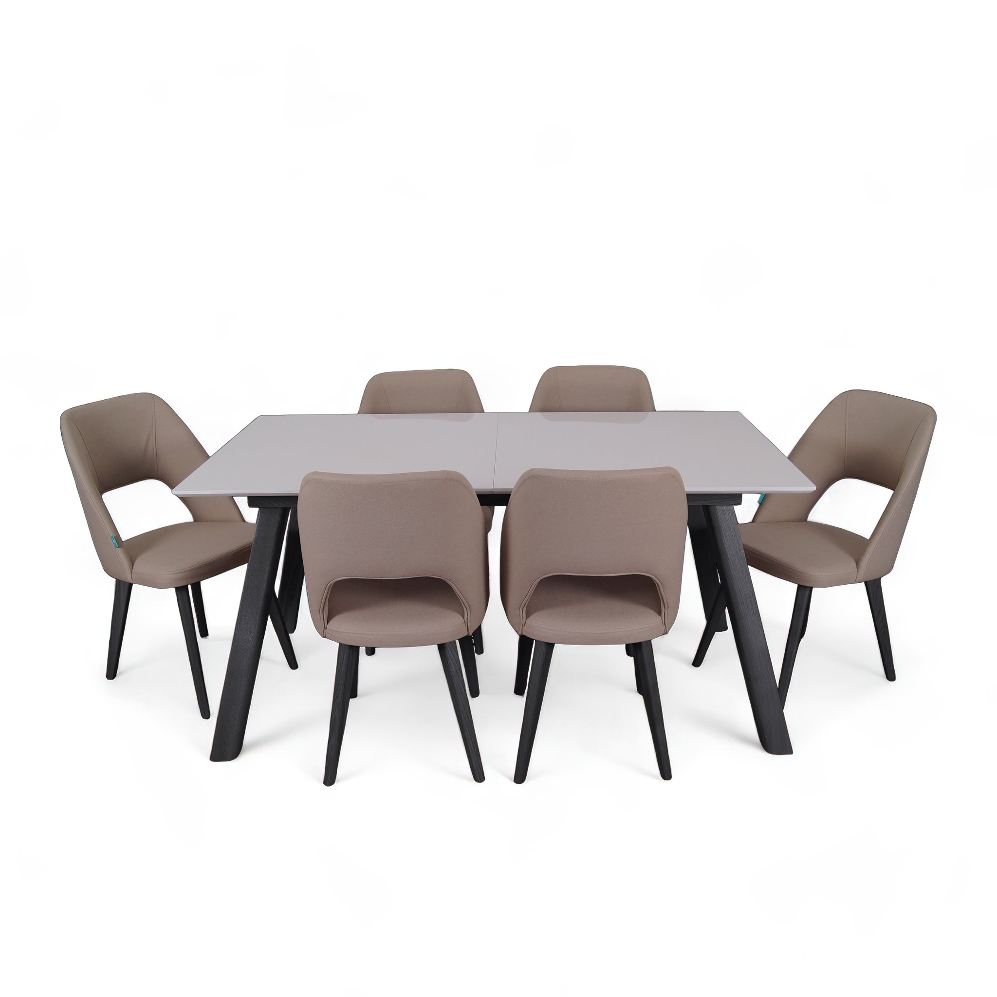 Трпезариска маса Ариа / Trpeazriska masa Aria
Dinning Table Aria (BLACK) / Miza jedilna in stoli Aria